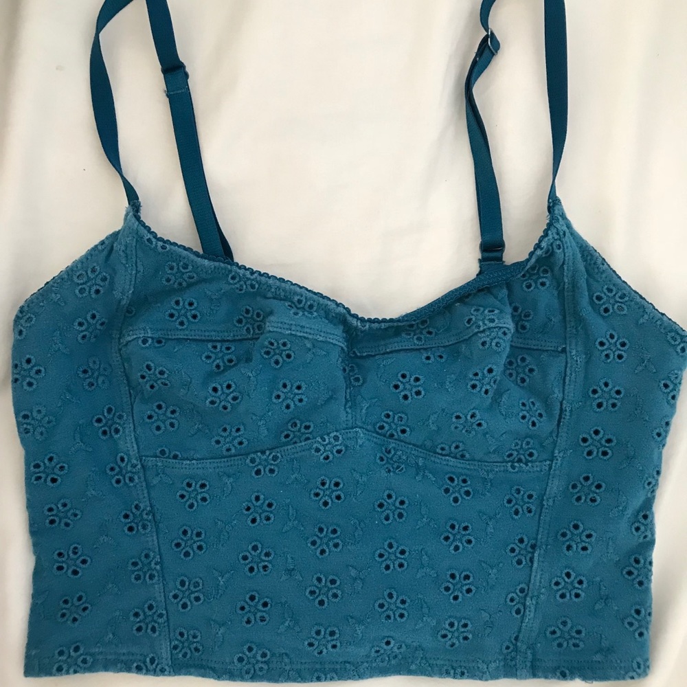 Free People Blue Bralette